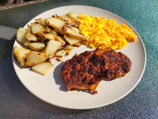 Lion's Mane Steak & Eggs