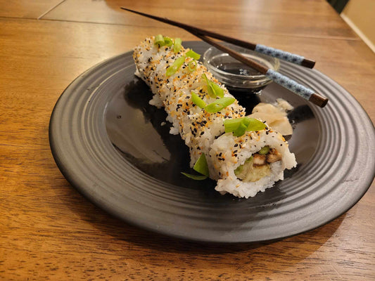 Lion's Mane Mushroom, Sweet Potato & Chive Sushi