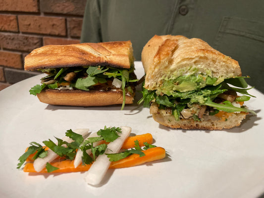 Lemongrass Oyster Mushroom Banh Mi