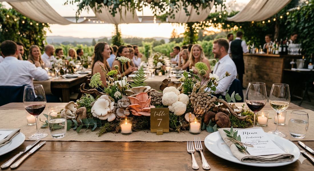 Beyond the Plate: How Mushrooms Are Stealing the Spotlight at Modern Weddings